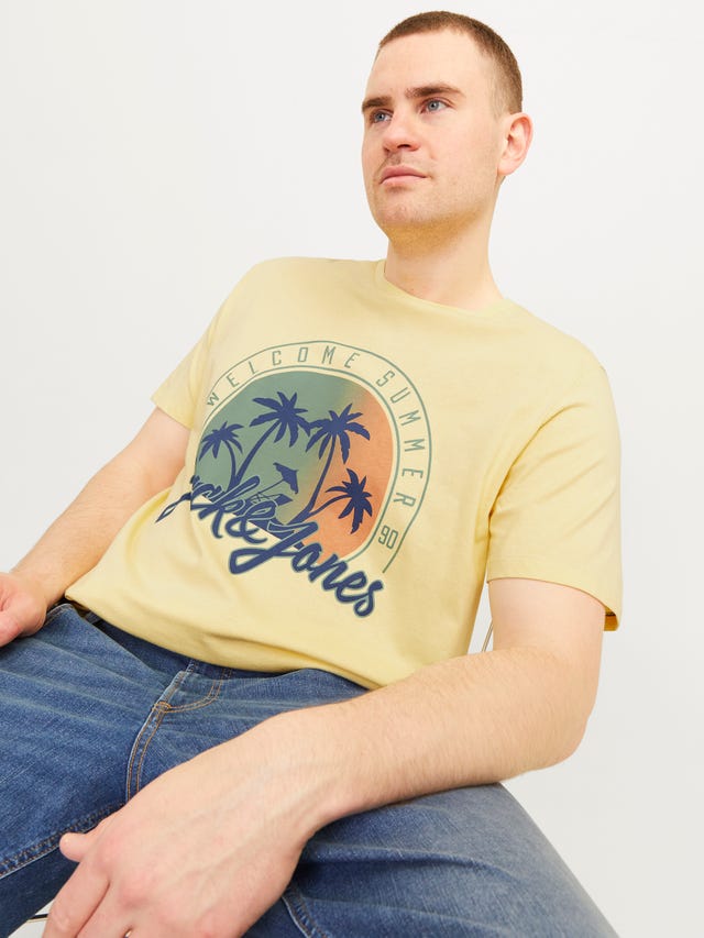 Jack & Jones Plus Size Printed T-shirt - 12254907
