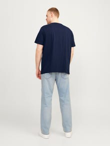 Jack & Jones Plus Size Camiseta Estampado -Navy Blazer - 12254907
