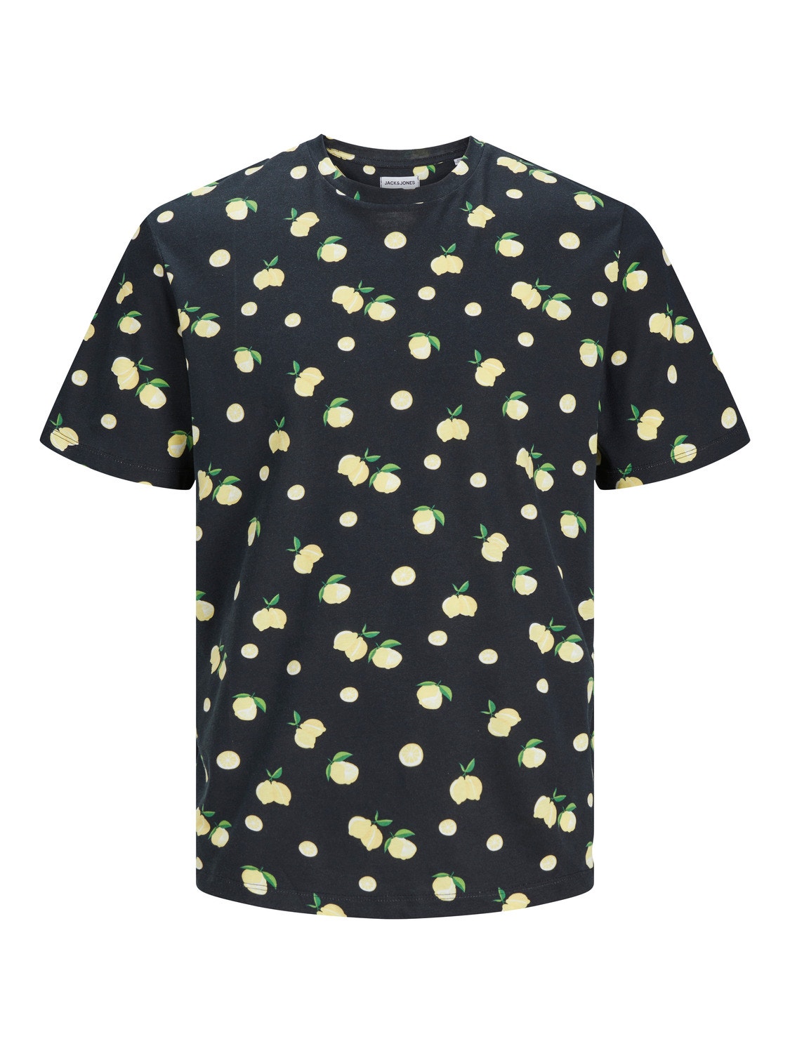 Jack & Jones Plus Size All Over Print T-shirt -Black - 12254908