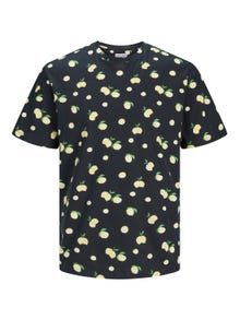 Jack & Jones Plus Size T-shirt Estampado total -Black - 12254908