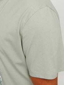 Jack & Jones Plus Size Camiseta Estampado -Desert Sage - 12254909