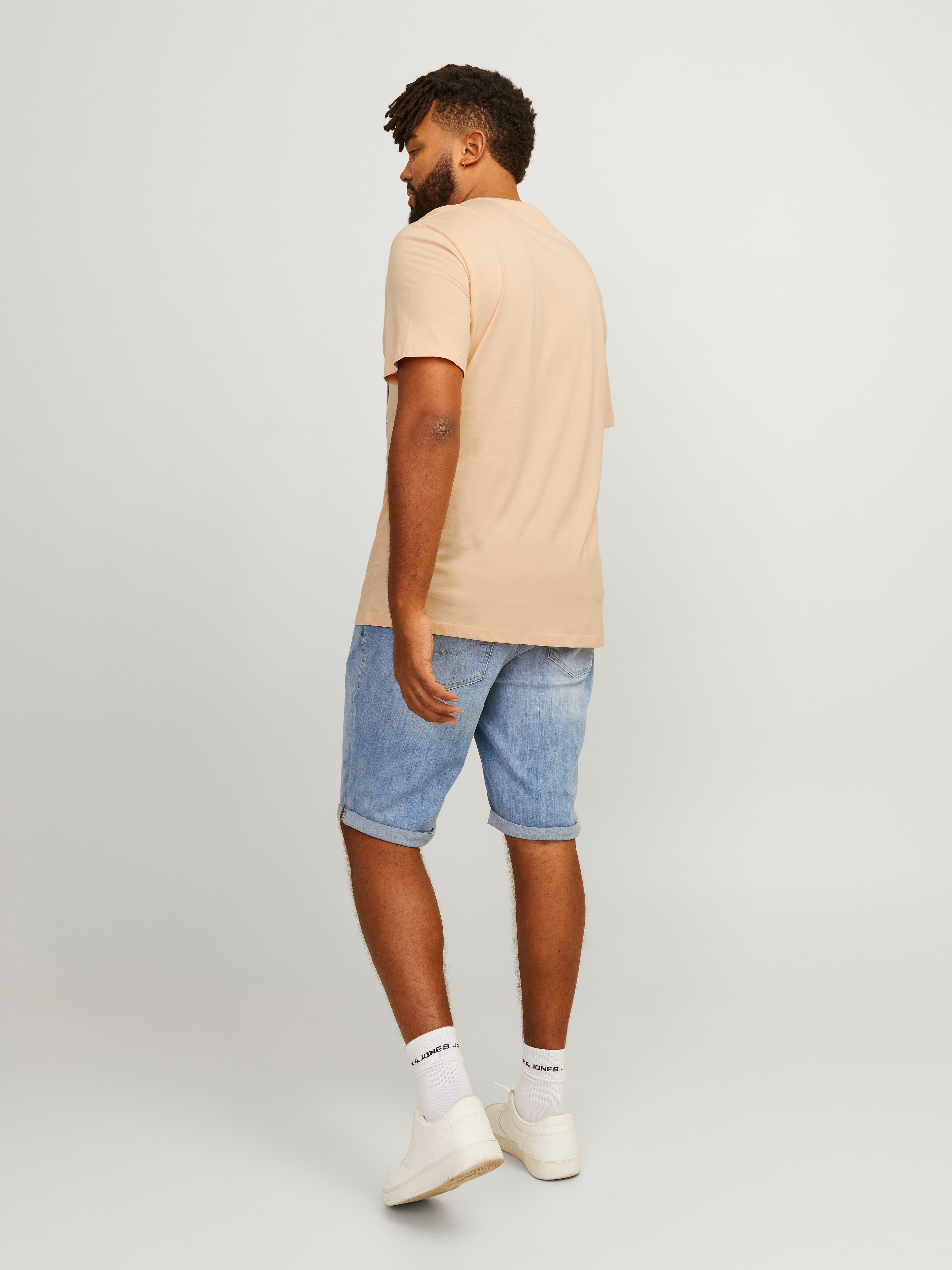 Jack & Jones Plus Size T-shirt Imprimé -Apricot Ice  - 12254909