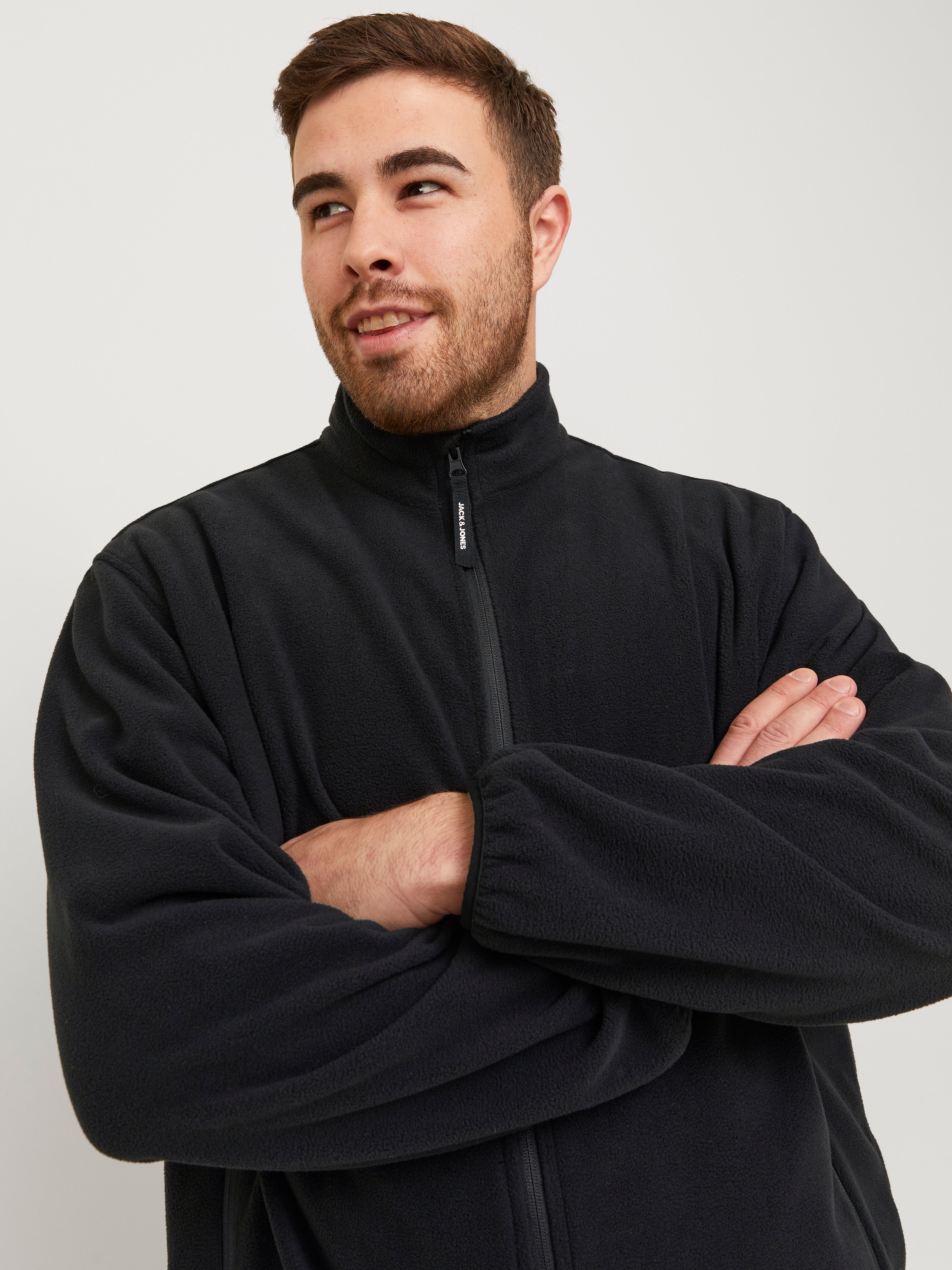 Plus Size Fleece jacket Black Jack & Jones®