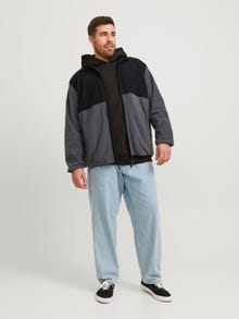 Jack & Jones Plus Size Fleece jakke -Ombre Blue - 12254917
