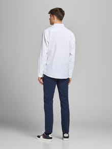 Jack & Jones Slim Fit Spodnie chino -Navy Blazer - 12254931