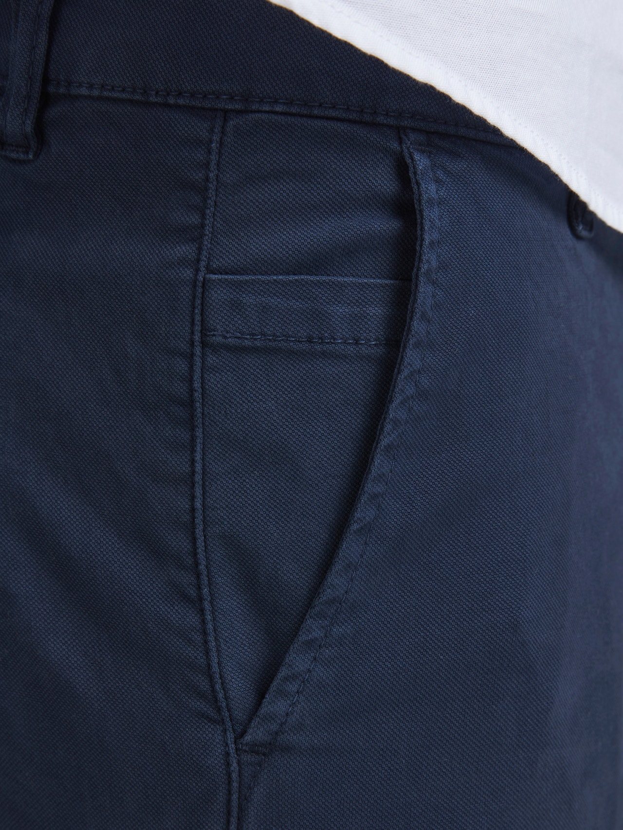 Jack & Jones Slim Fit Chino trousers -Navy Blazer - 12254931