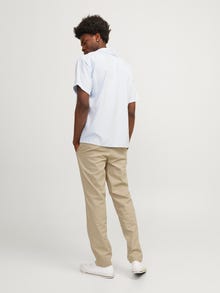 Jack & Jones Slim Fit Puuvillased püksid -White Pepper - 12254931