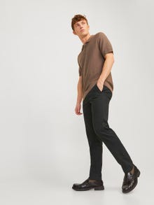 Jack & Jones Slim Fit Plátěné kalhoty Chino -Black - 12254931