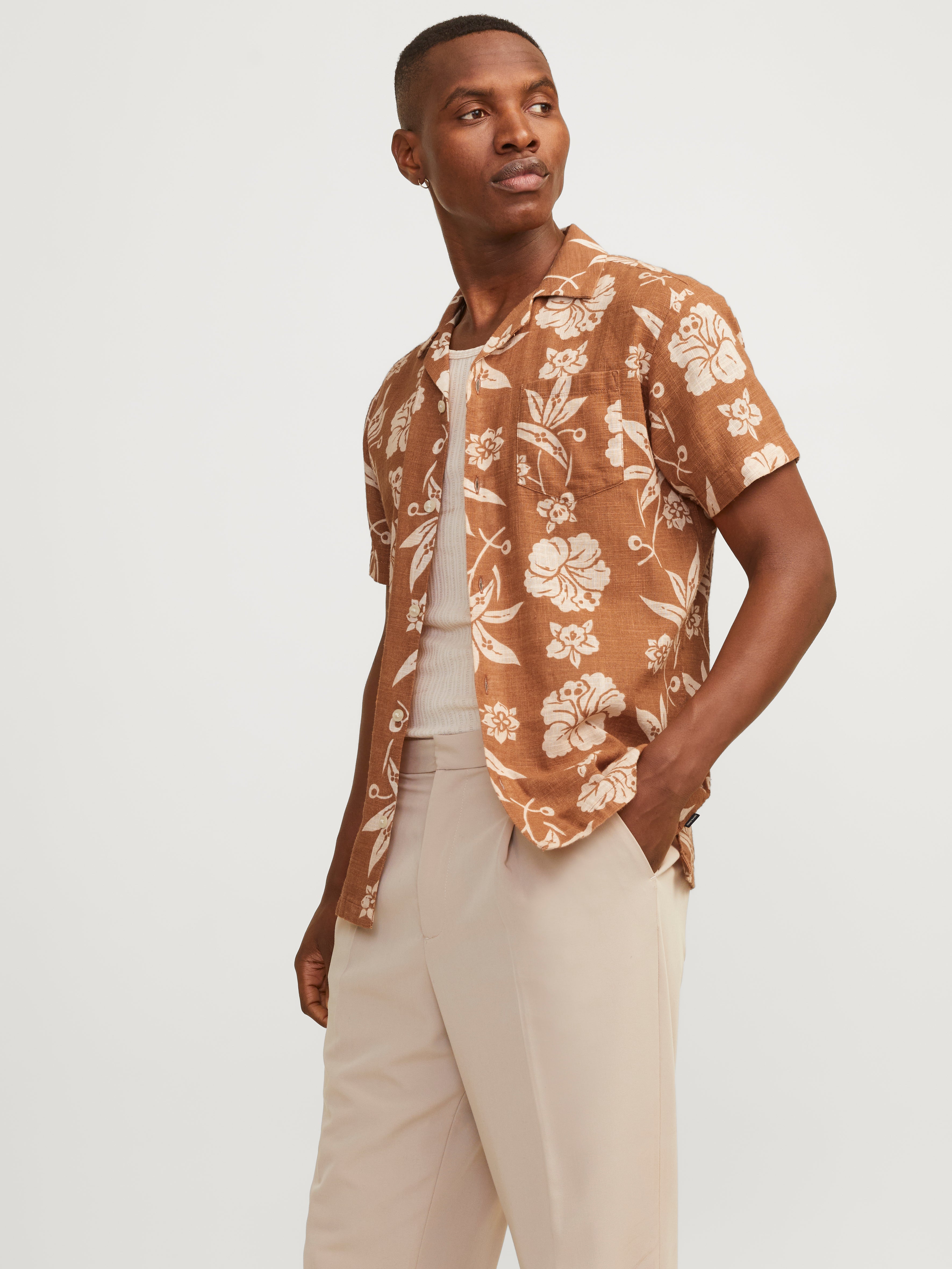 Jack & Jones Comfort Fit Shirt -Sunburn - 12254951