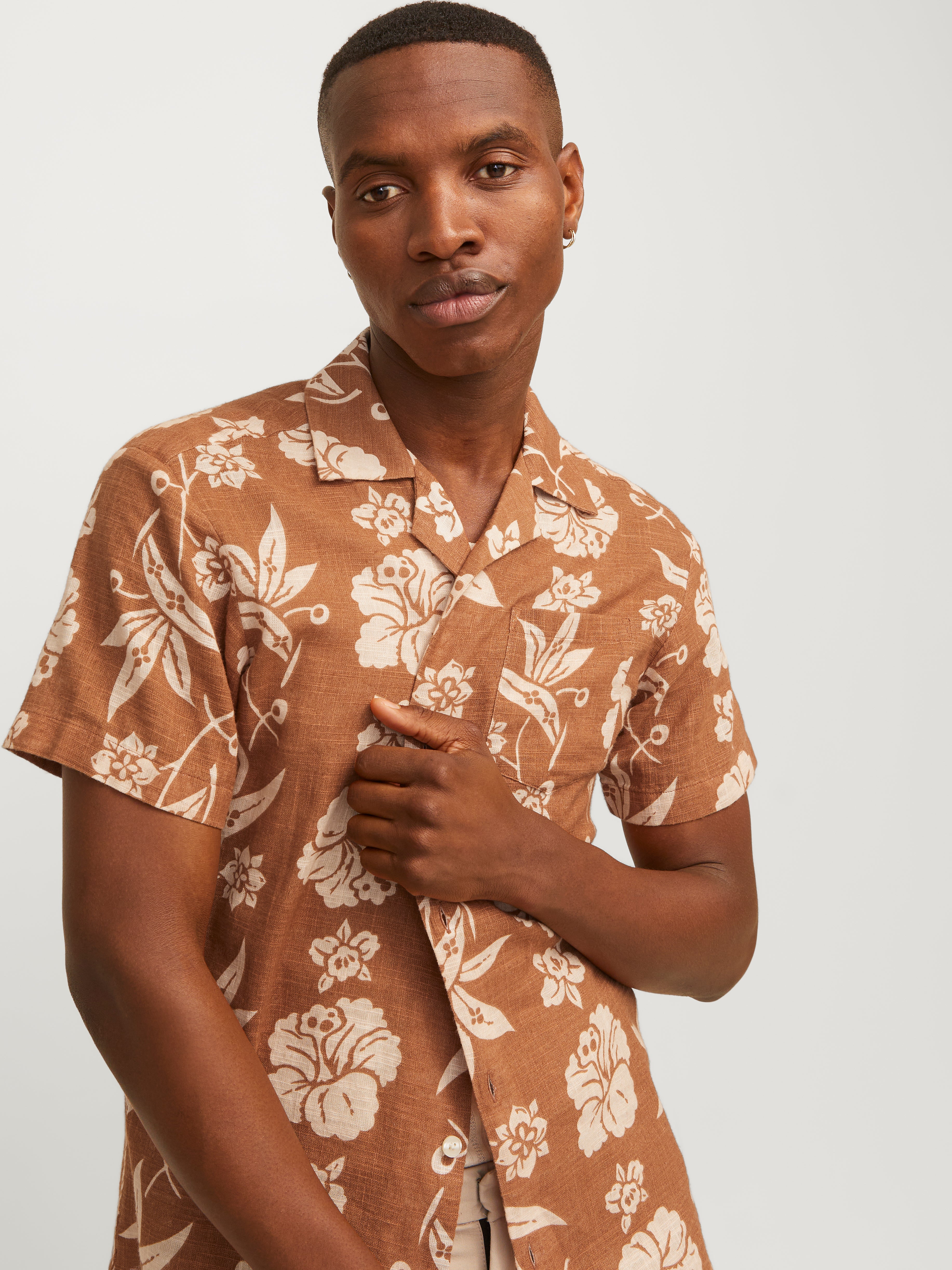 Comfort Fit Hemd | Mittleres Orange | Jack & Jones® 