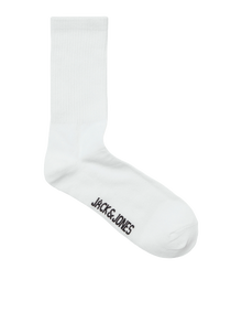 Jack & Jones Paquete de 5 Calcetines deportivos -White - 12254955