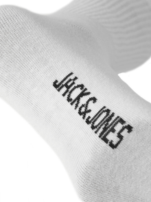 Jack & Jones Paquete de 5 Calcetines deportivos -White - 12254955
