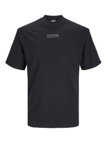 Jack & Jones Printet Crew neck T-shirt -Black - 12254988