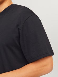Jack & Jones Printed Crew neck T-shirt -Black - 12254988