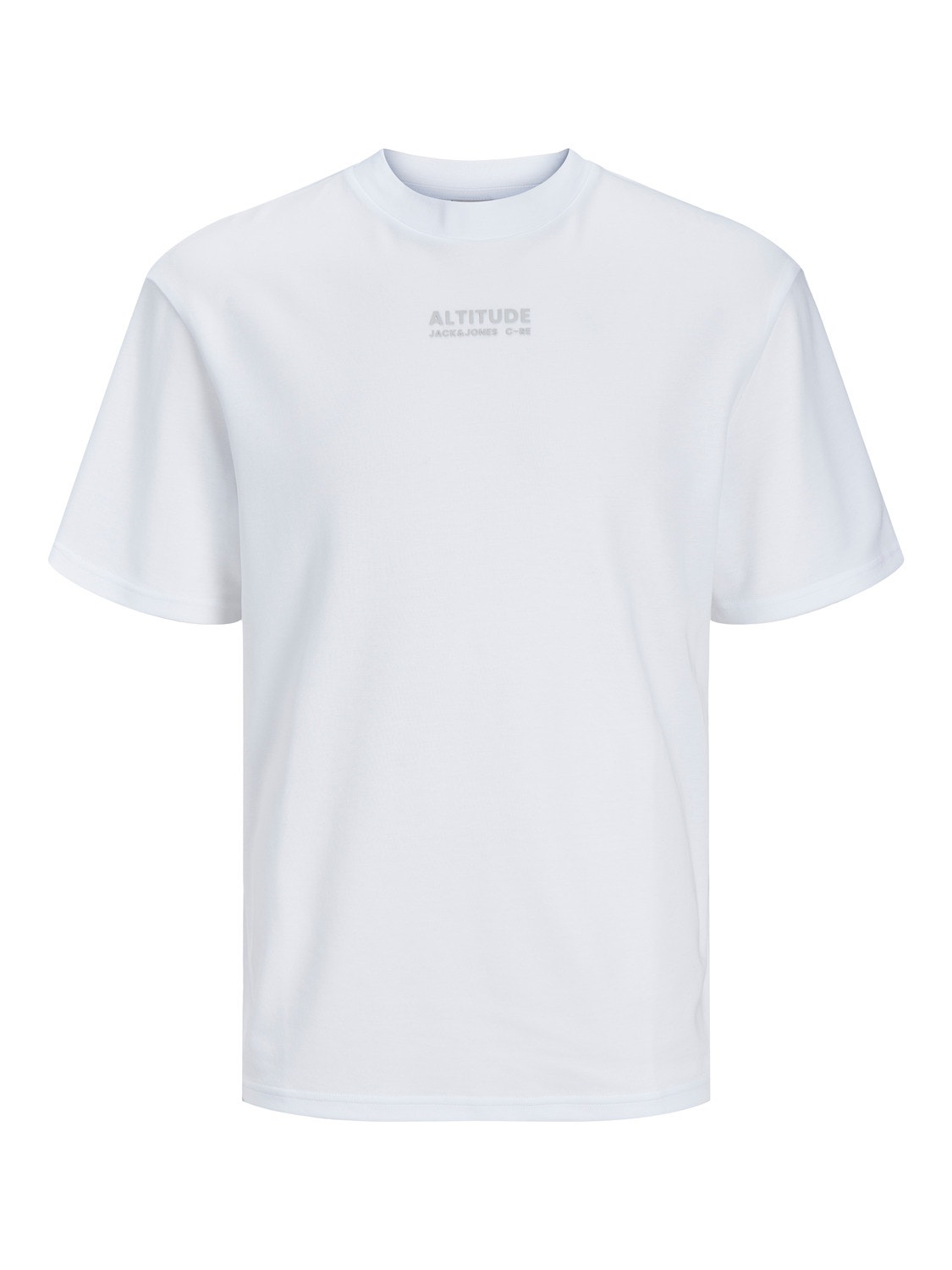 Jack & Jones Gedrukt Ronde hals T-shirt -White - 12254988