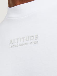 Jack & Jones Bedrukt Ronde hals T-shirt -White - 12254988