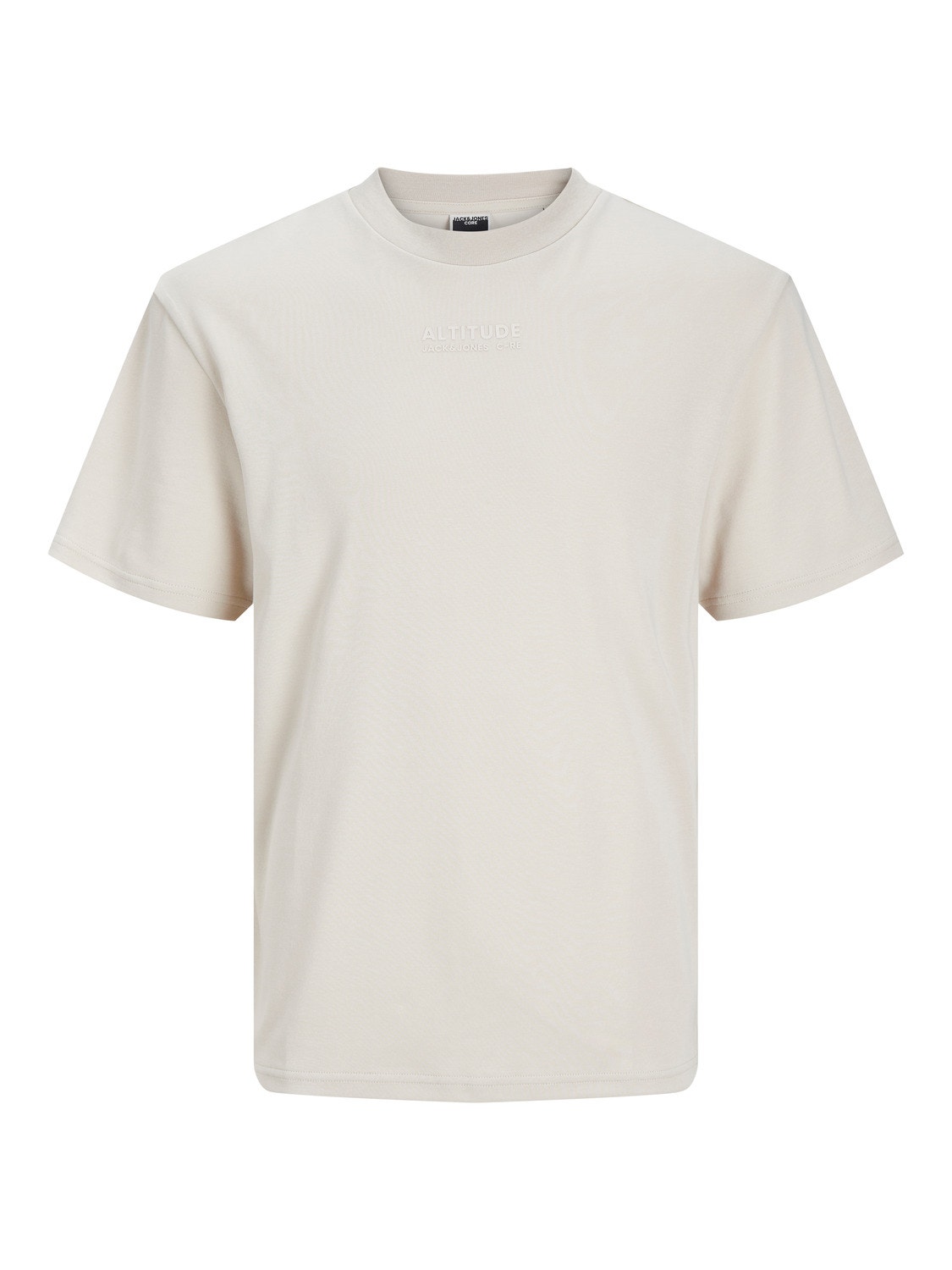 Jack & Jones Gedruckt Rundhals T-shirt -Moonbeam - 12254988