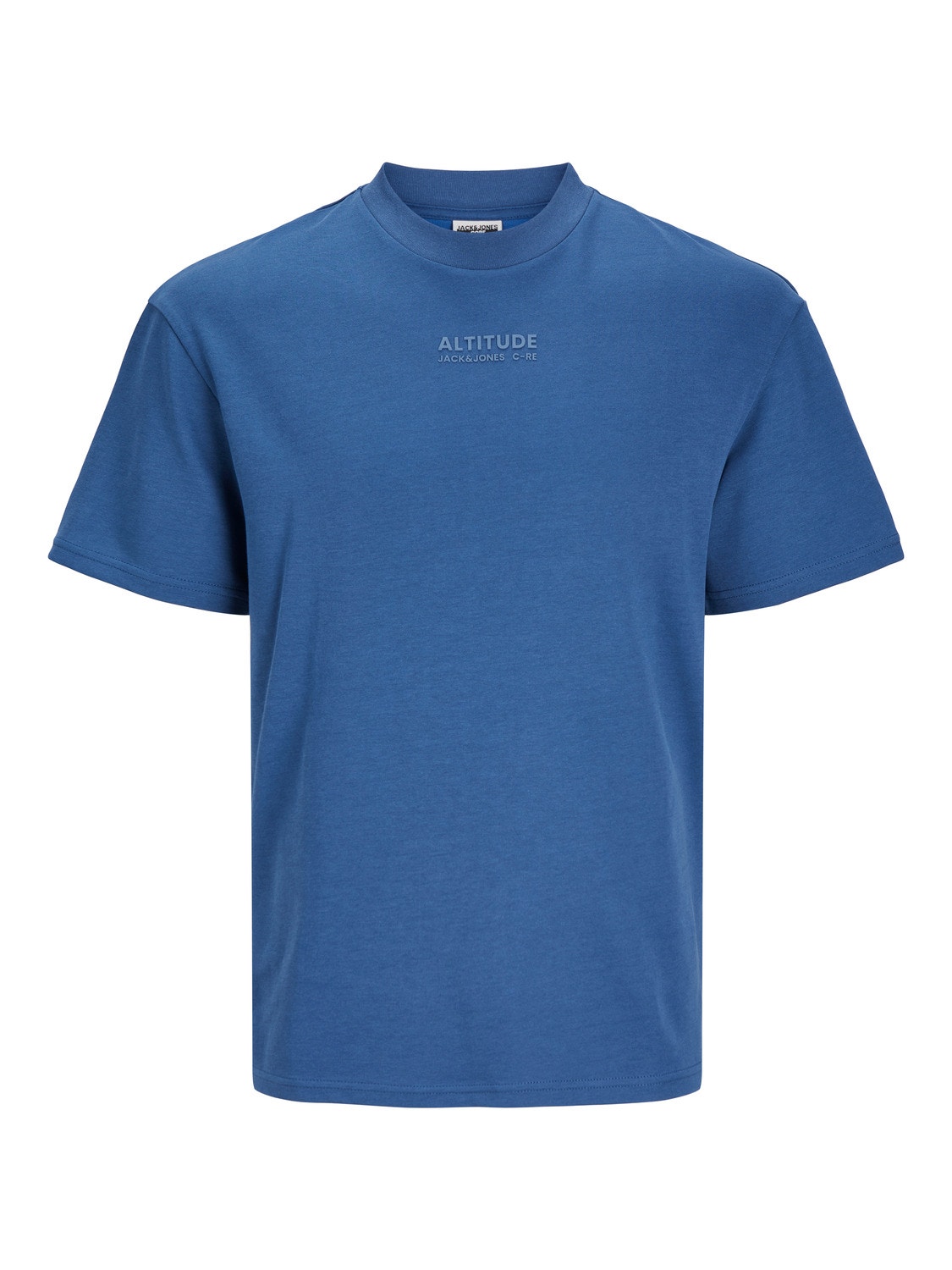 Jack & Jones Printed Crew neck T-shirt -Ensign Blue - 12254988