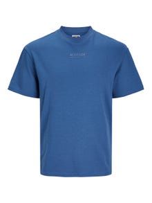 Jack & Jones T-shirt Imprimé Col rond -Ensign Blue - 12254988