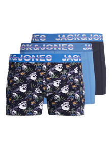Jack & Jones Plus Size 3-pack Trunks -Navy Blazer - 12255012