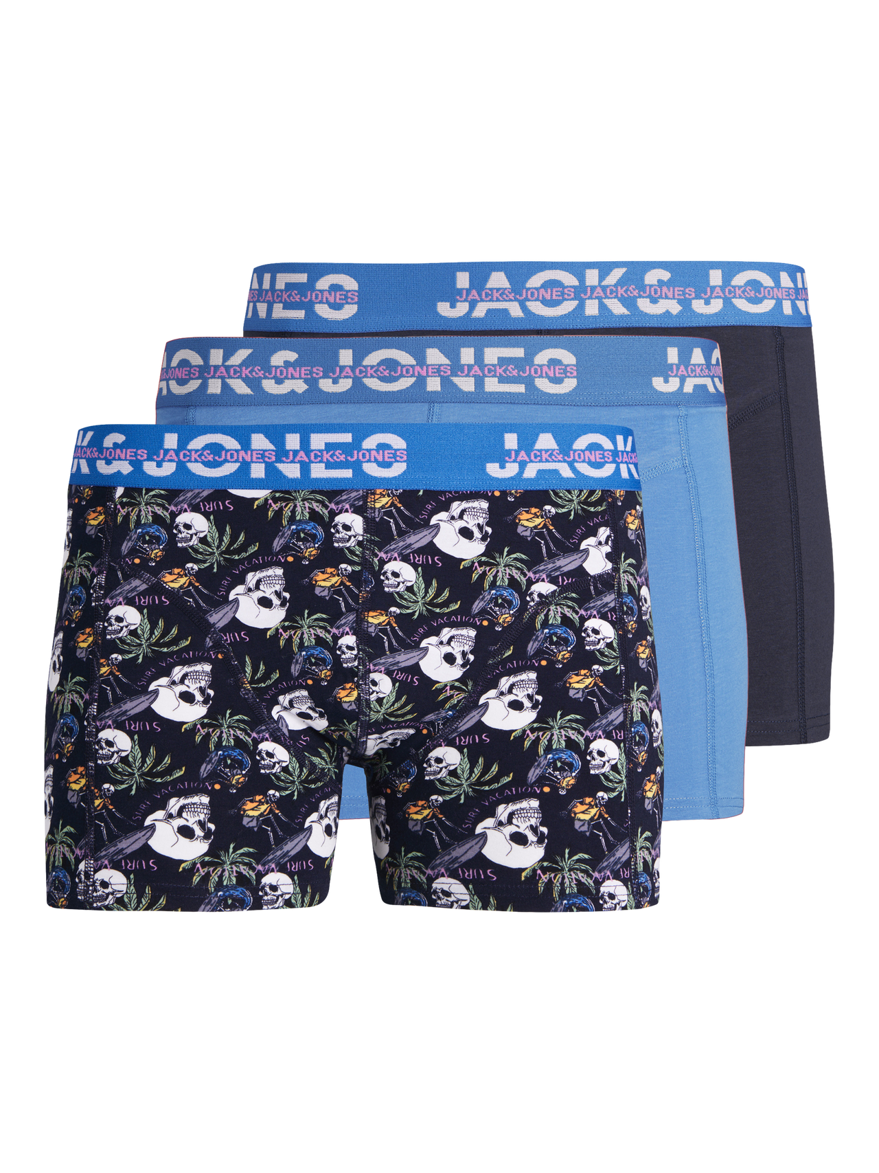 Jack & Jones Plus Size 3-pakkainen Alushousut -Navy Blazer - 12255012