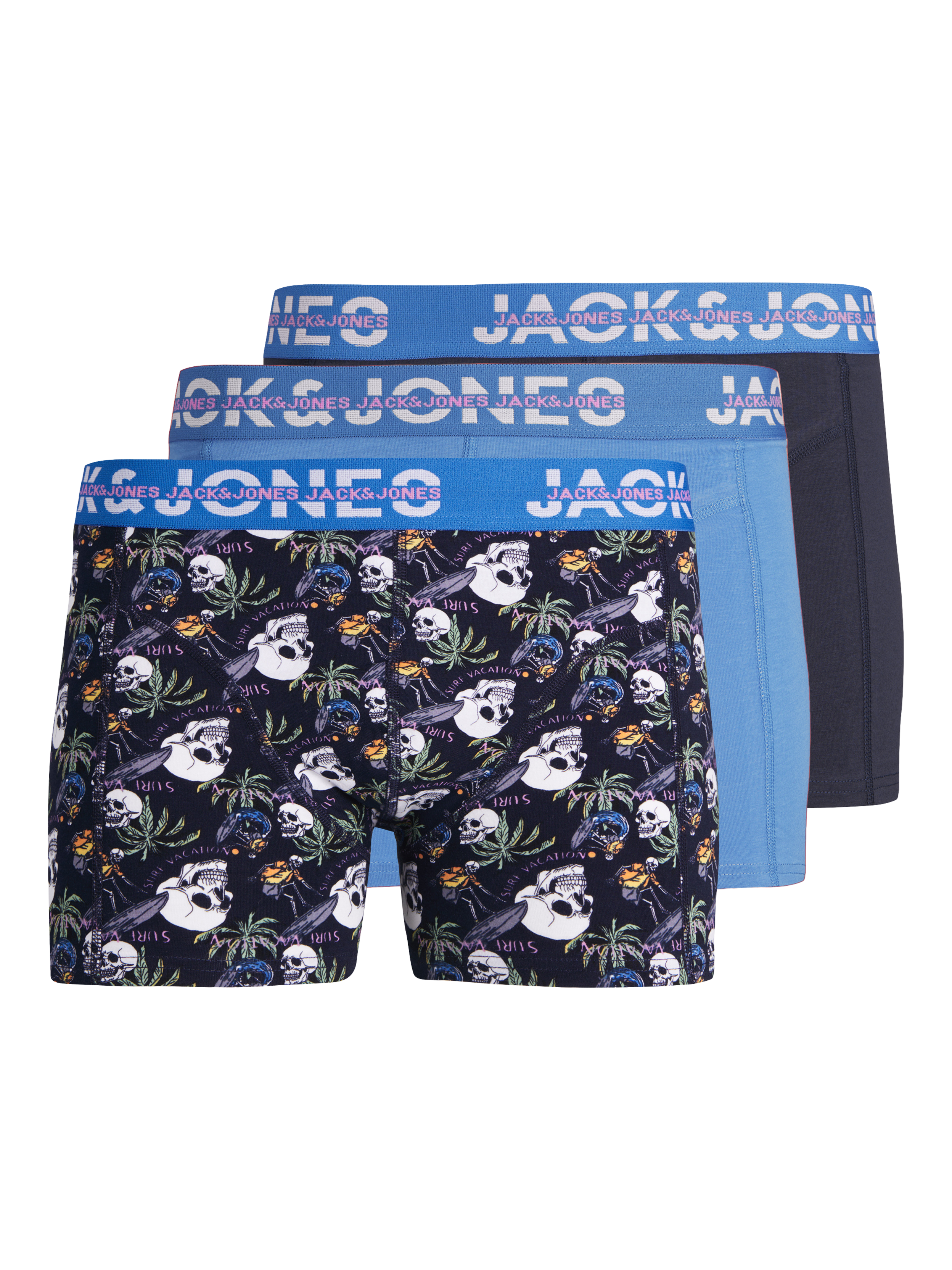 Jack & Jones Plus Size 3-pack Trunks - 12255012