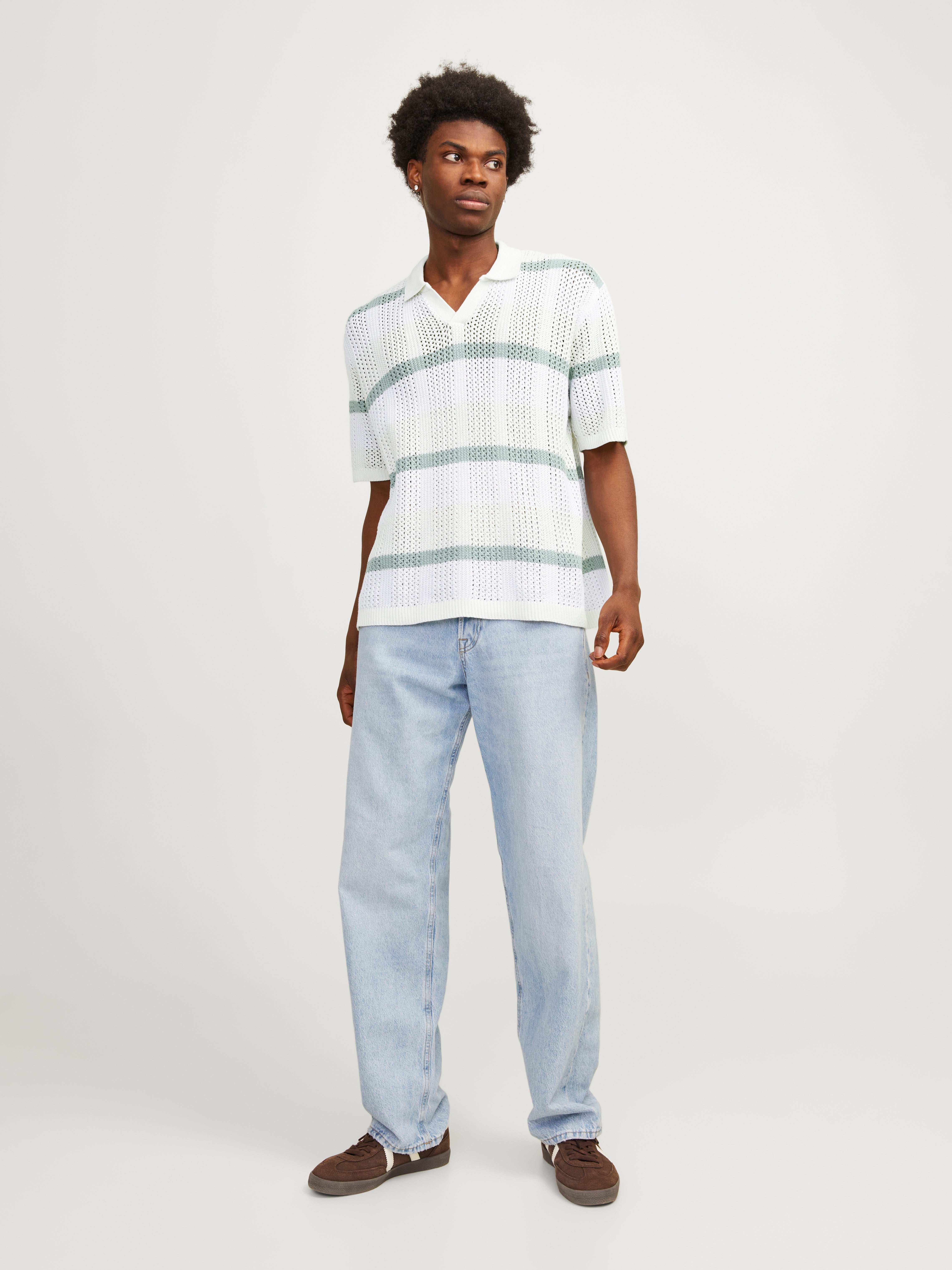 Thumbnail - Einfarbig Poloshirt