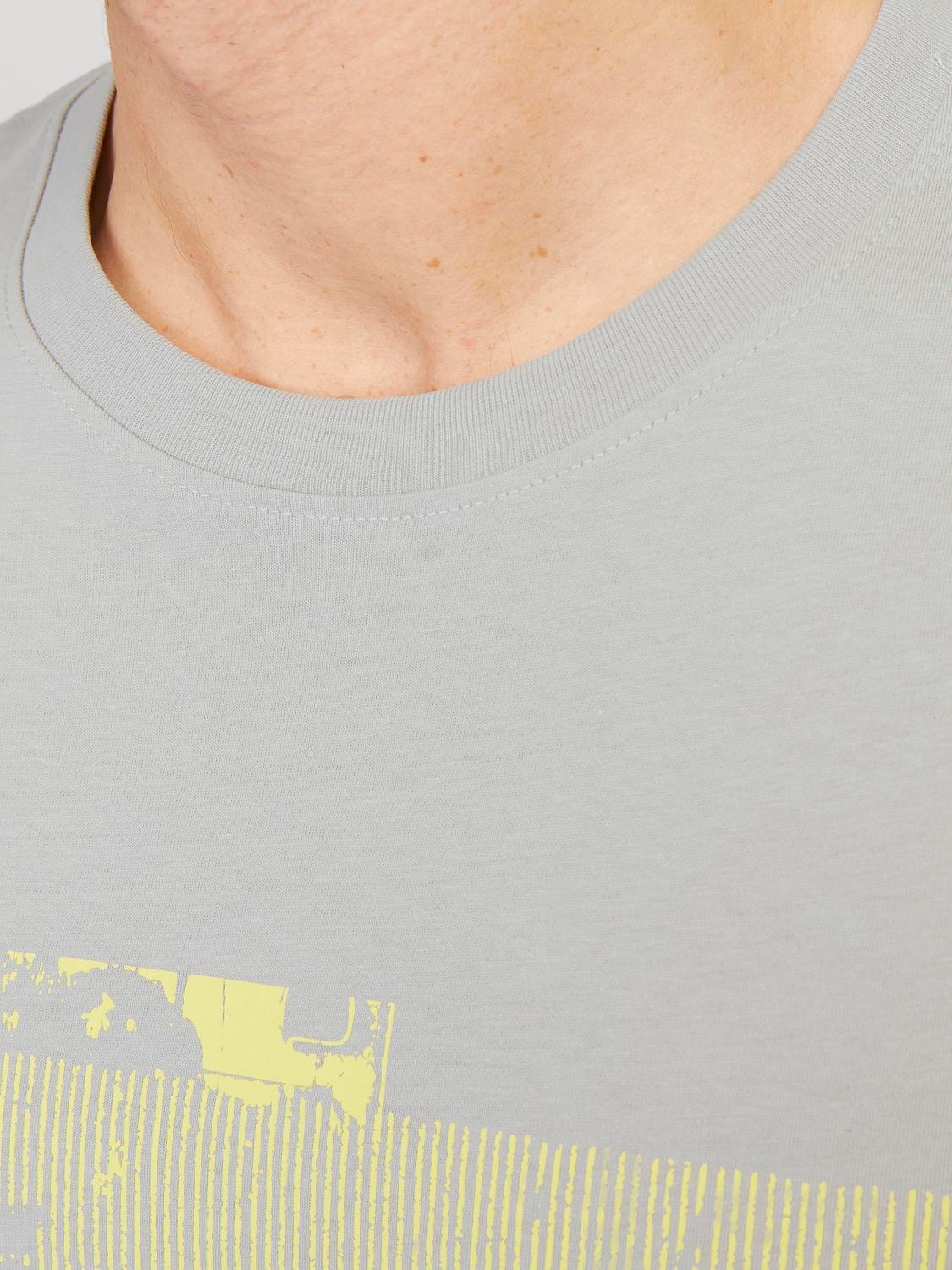 Jack & Jones Logotipas Apskritas kaklas Marškinėliai -High-rise - 12255025