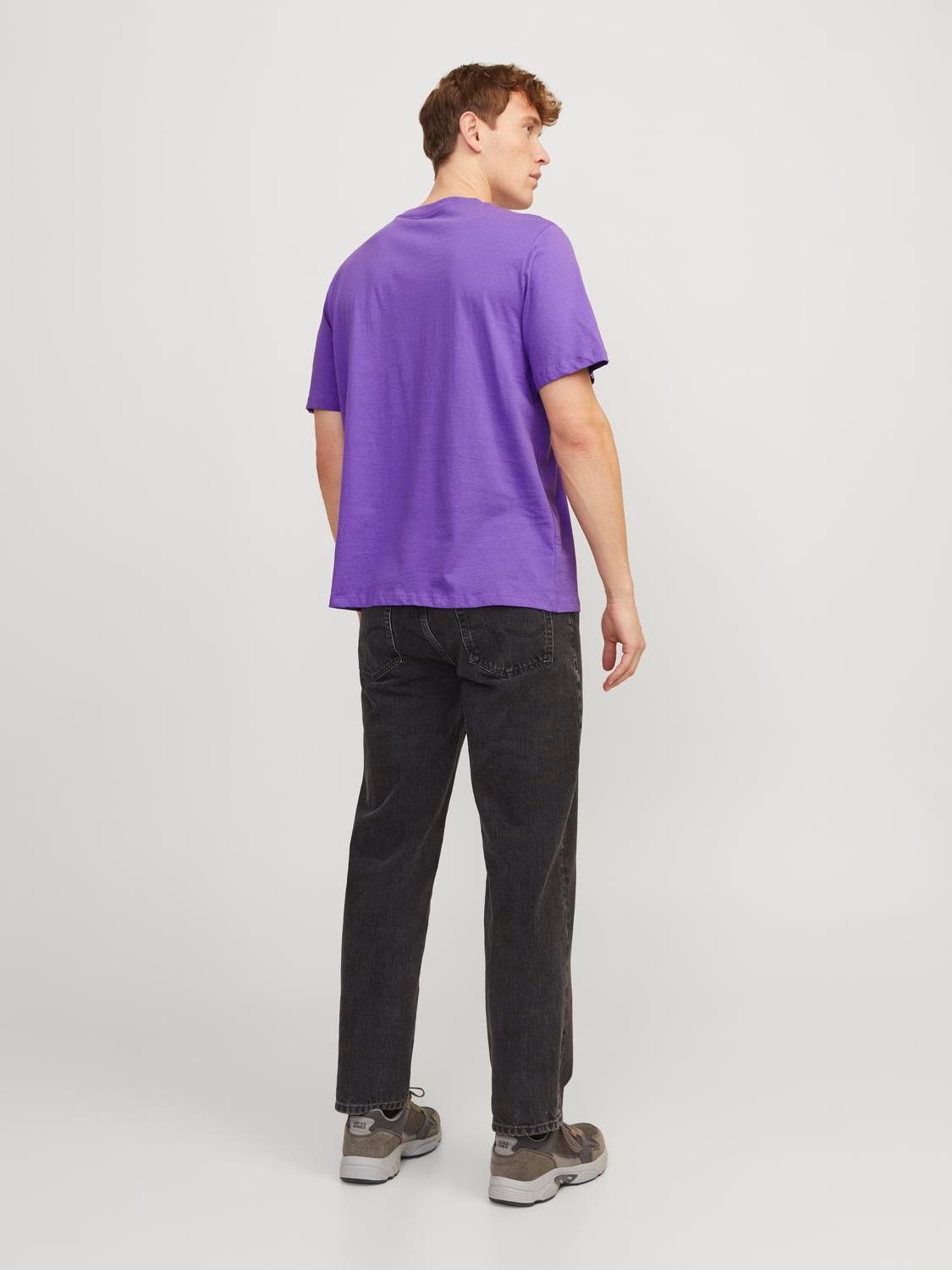 Jack & Jones Logo Rundhals T-shirt -Deep Lavender - 12255025
