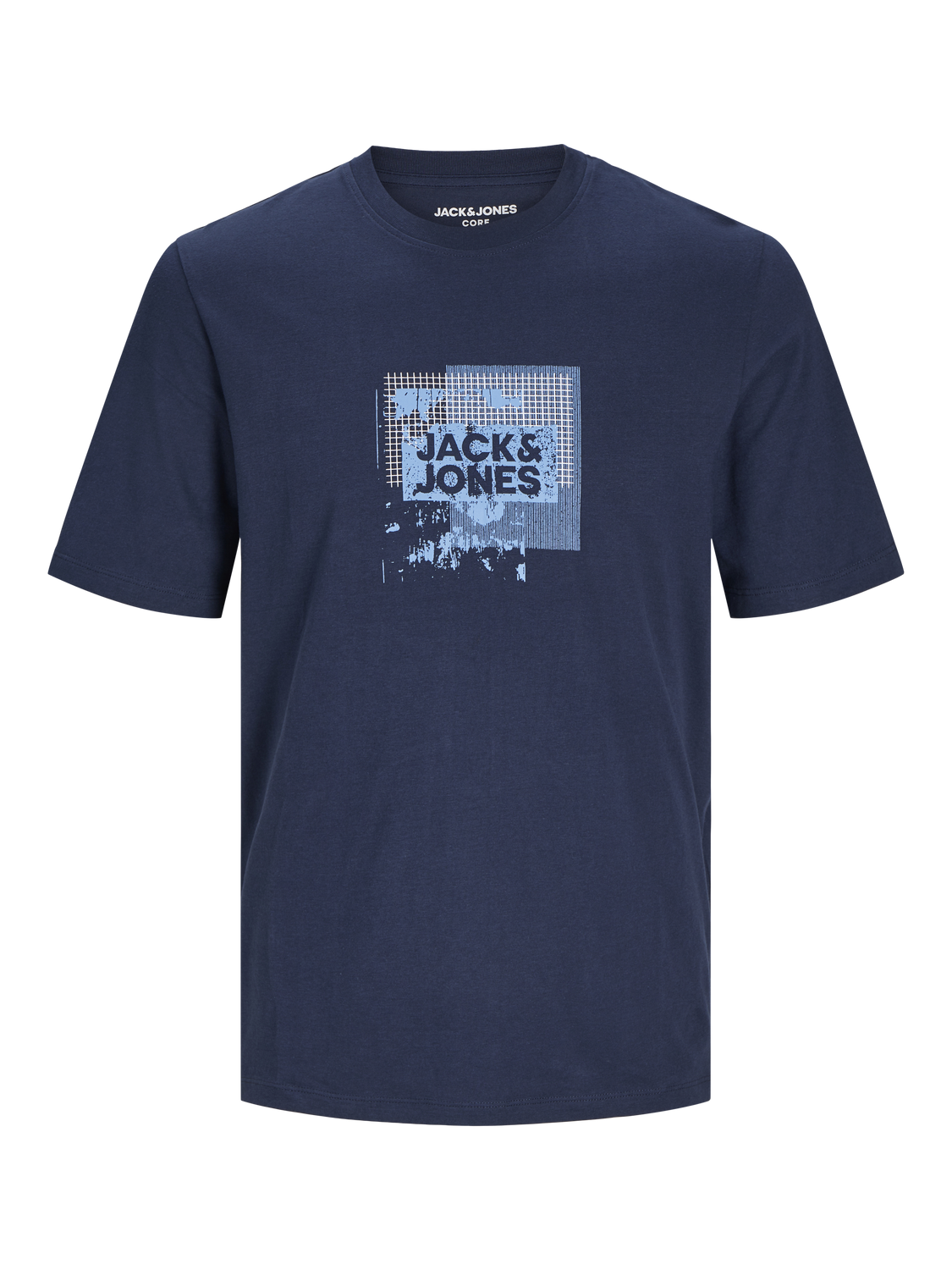 Jack & Jones Logo Rundhals T-shirt -Navy Blazer - 12255025