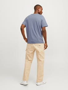 Jack & Jones Nyomott mintás Környak Trikó -Flint Stone - 12255026