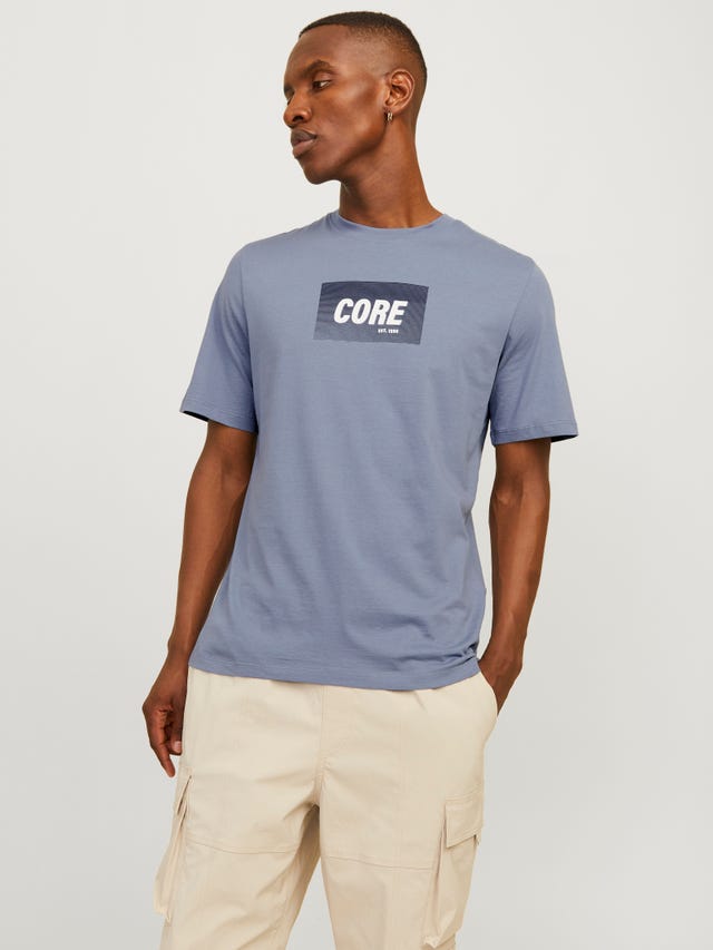 Jack & Jones T-shirt Imprimé Col rond - 12255029