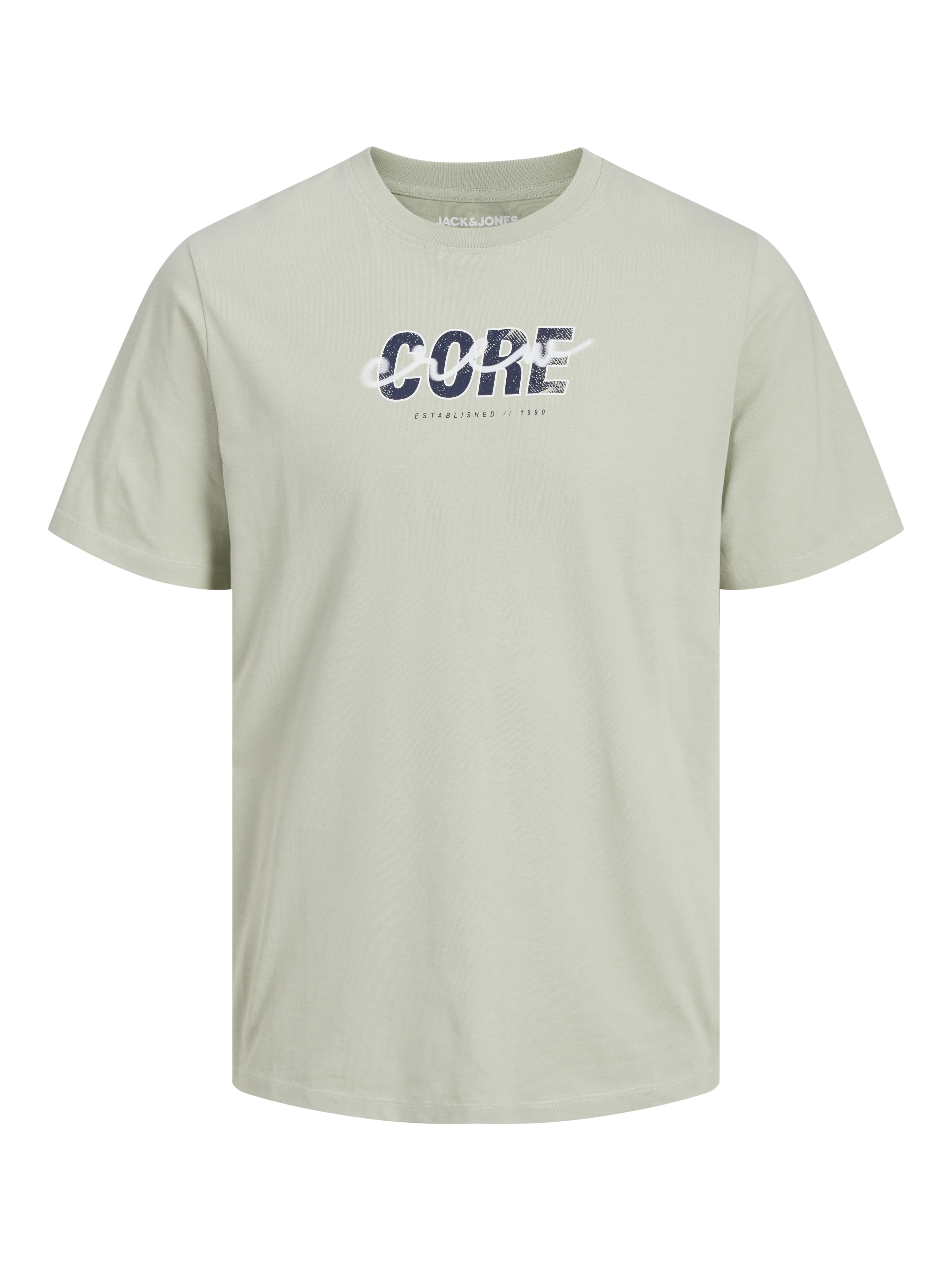 Jack & Jones T-shirt Stampato Girocollo -Desert Sage - 12255029