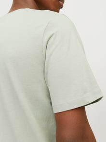 Jack & Jones Gedrukt Ronde hals T-shirt -Desert Sage - 12255029