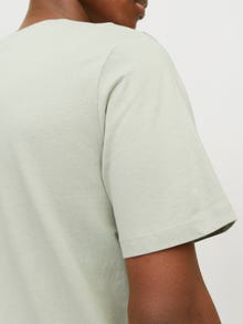 Jack & Jones Printet Crew neck T-shirt -Desert Sage - 12255029
