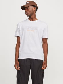 Jack & Jones T-shirt Koszulki z nadrukiem -White - 12255031