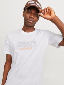 Jack & Jones T-shirt Koszulki z nadrukiem -White - 12255031