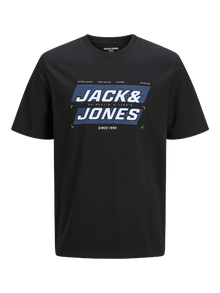 Jack & Jones T-shirt Stampato Paricollo -Black - 12255032