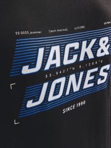 Jack & Jones T-shirt Stampato Paricollo -Black - 12255032