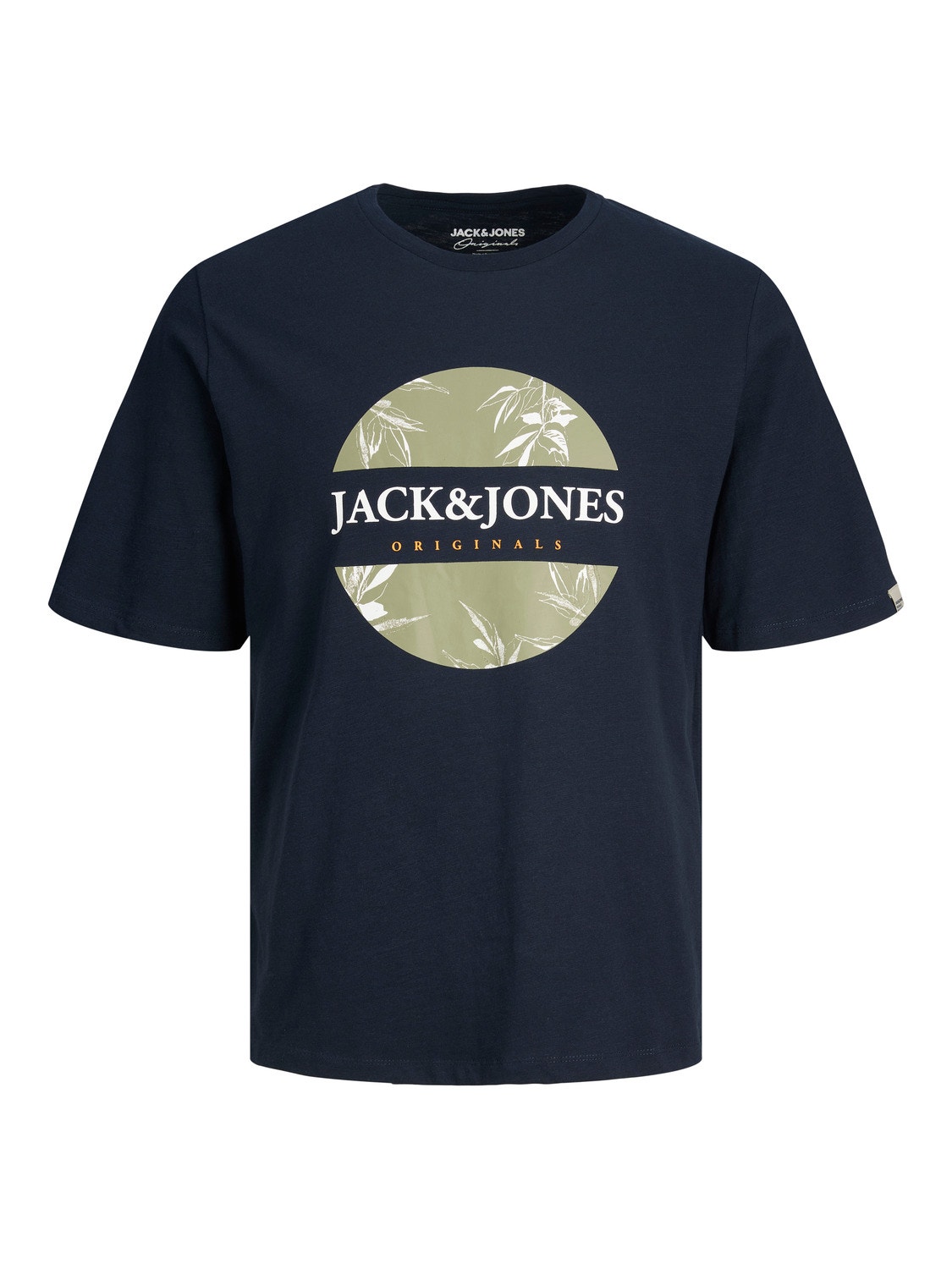 Jack & Jones Printet Crew neck T-shirt -Navy Blazer - 12255042