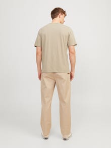 Jack & Jones Trükitud Ümmargune kaelus T-särk -Crockery - 12255042