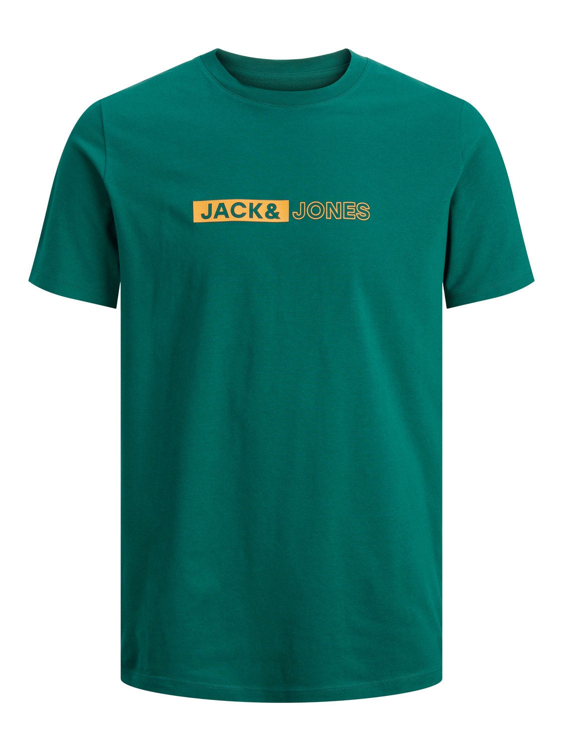 Jack & Jones Gedruckt Rundhals T-shirt -Storm - 12255043