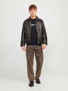 Jack & Jones Logotipas Apatinis prakaituojantis megztinis -Black - 12255067