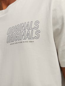 Jack & Jones Bedrukt Ronde hals T-shirt -Moonbeam - 12255078