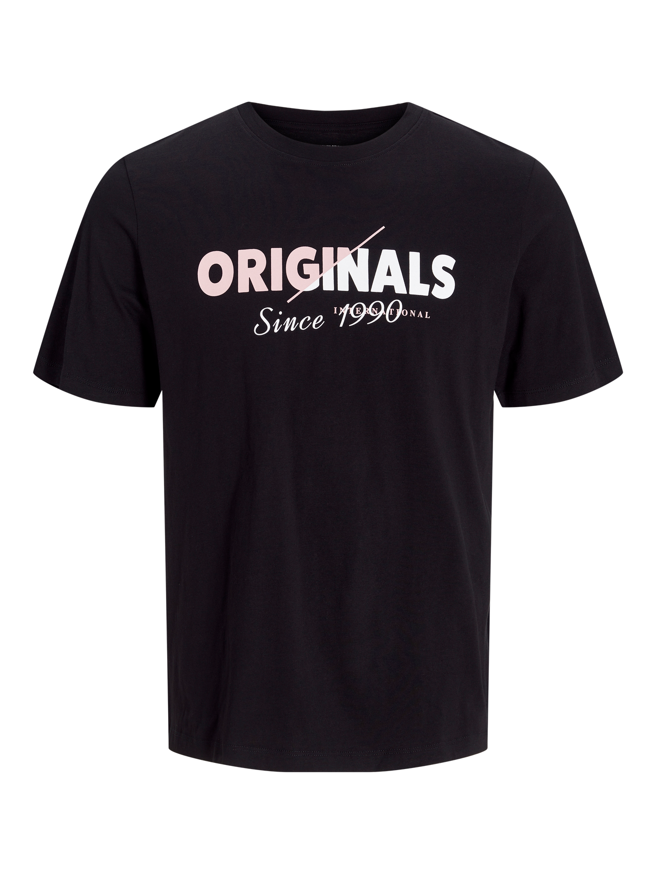 Jack & Jones Nadruk Okrągły dekolt T-shirt -Black - 12255078
