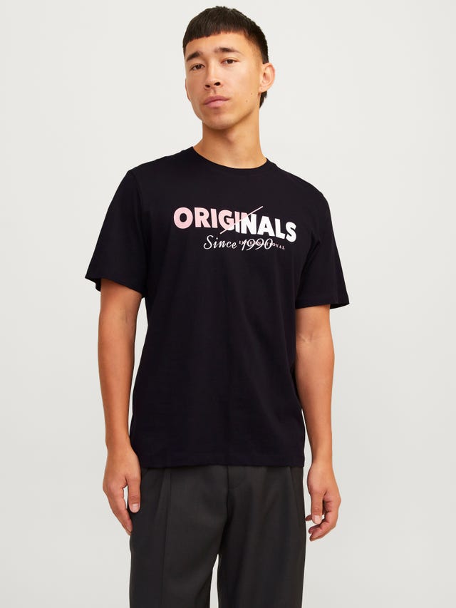 Jack & Jones Nyomott mintás Környak Trikó - 12255078