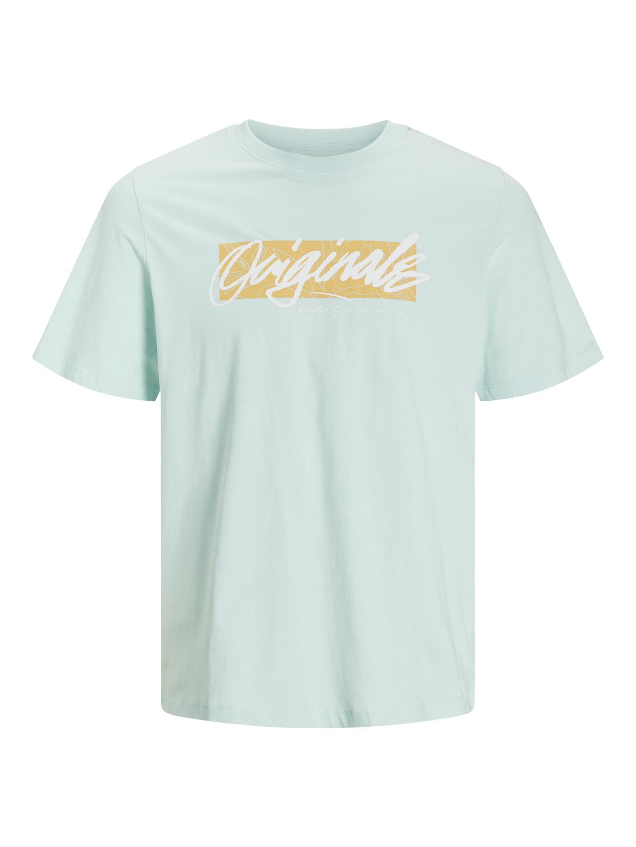 Jack & Jones Gedrukt Ronde hals T-shirt -Skylight - 12255078