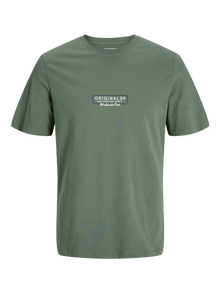Jack & Jones Gedruckt Rundhals T-shirt -Laurel Wreath - 12255079
