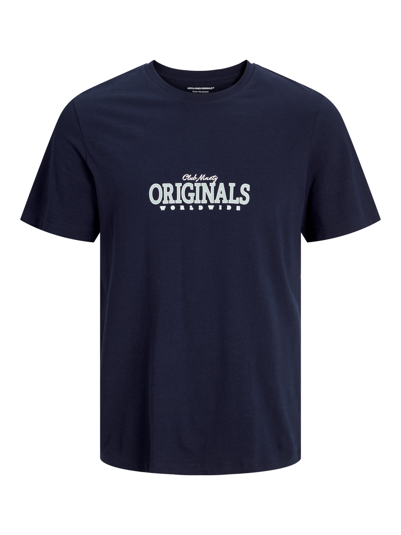 Jack & Jones T-shirt Estampar Decote Redondo -Navy Blazer - 12255079