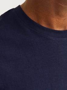 Jack & Jones Nadruk Okrągły dekolt T-shirt -Navy Blazer - 12255079